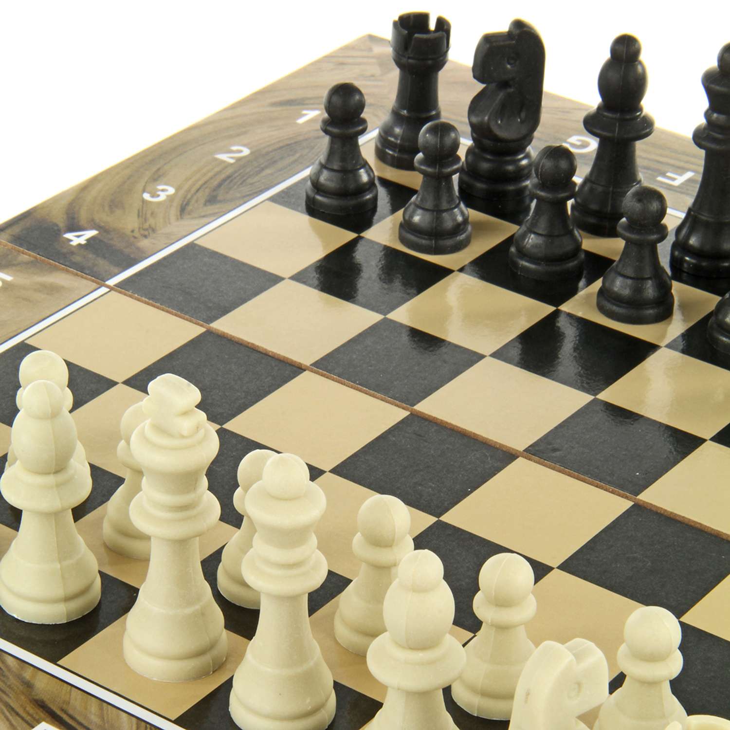 Настольная игра Veld Co 3в1 шашки шахматы нарды - фото 3