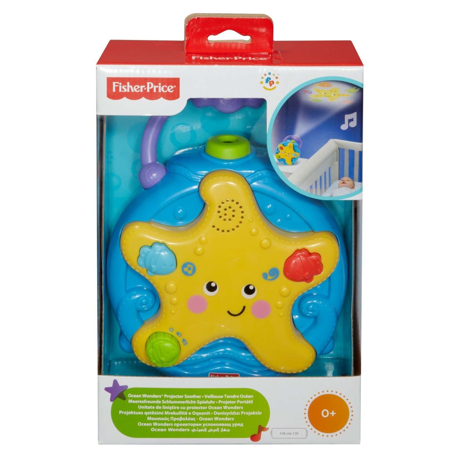 Проектор Fisher Price для детской кроватки Чудеса океана в ассортименте - фото 2