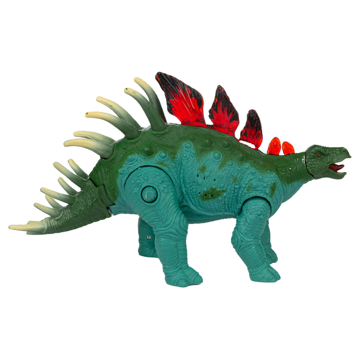 Игрушка анимационная KiddiePlay Фигурка динозавра - Стегозавр со световым и звуковым эффектом - фото 6