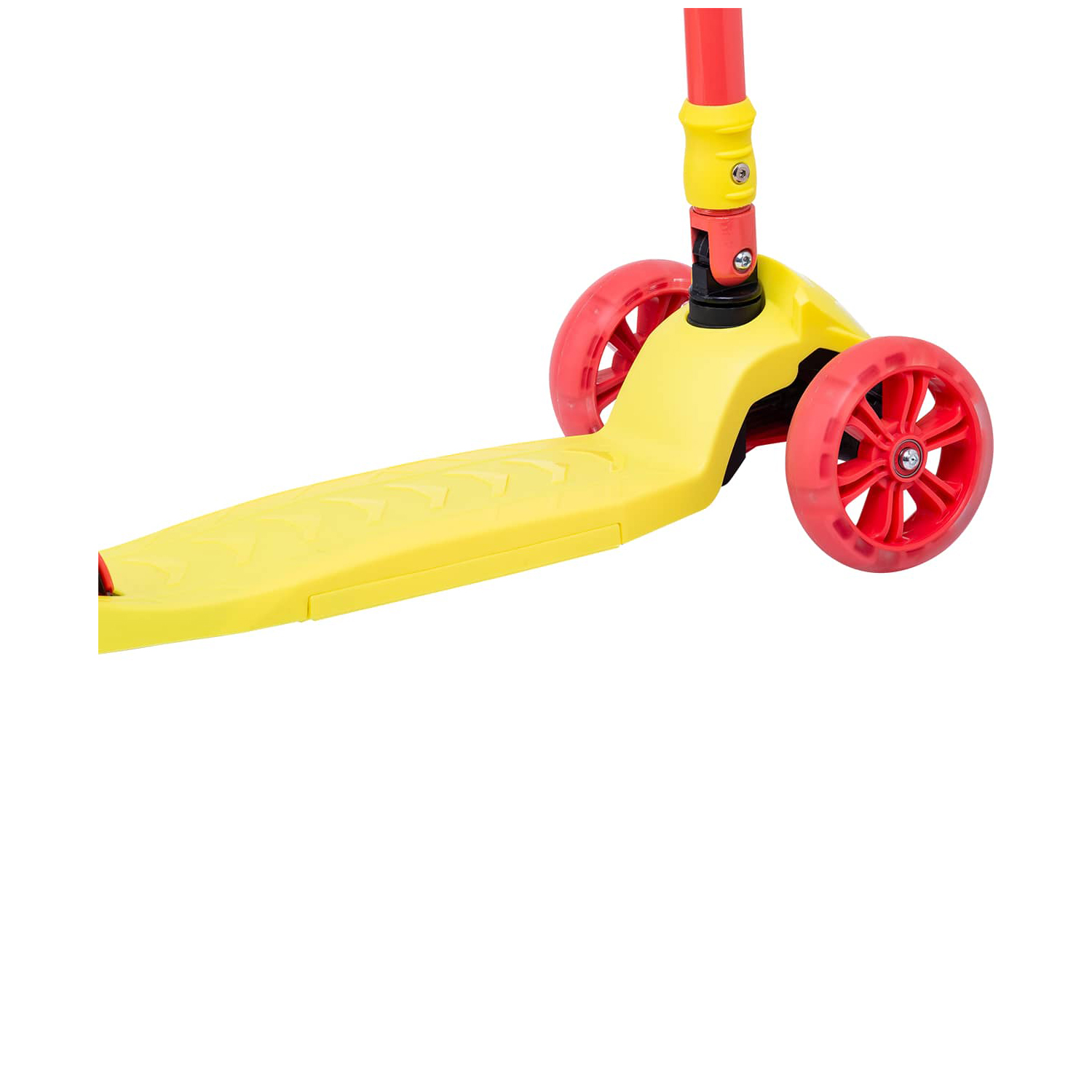 Самокат RIDEX трехколесный 3 wheels scooter Bunny 135/90 yellow/red - фото 5