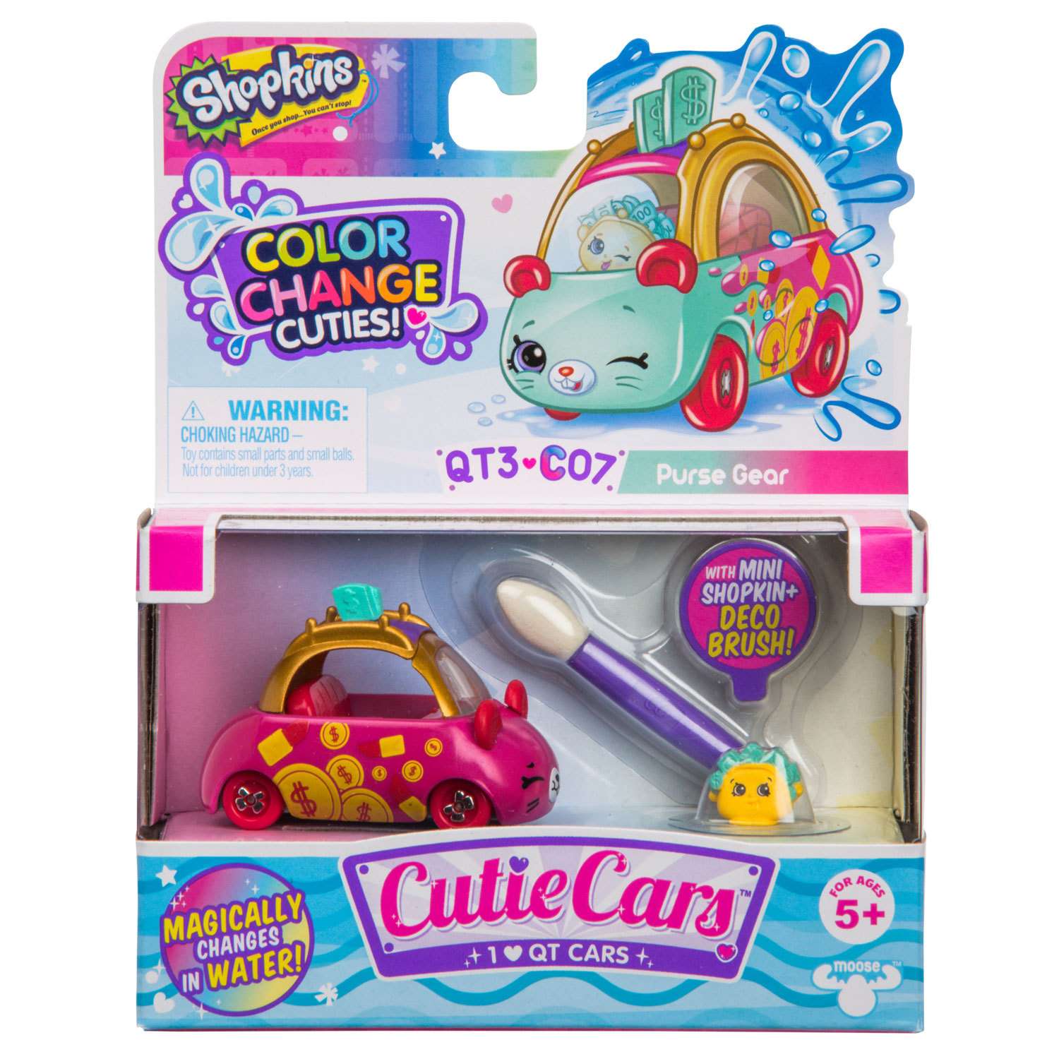 Машинка Cutie Cars Дамский Кошелек меняющая цвет с кисточкой 57134 - фото 2