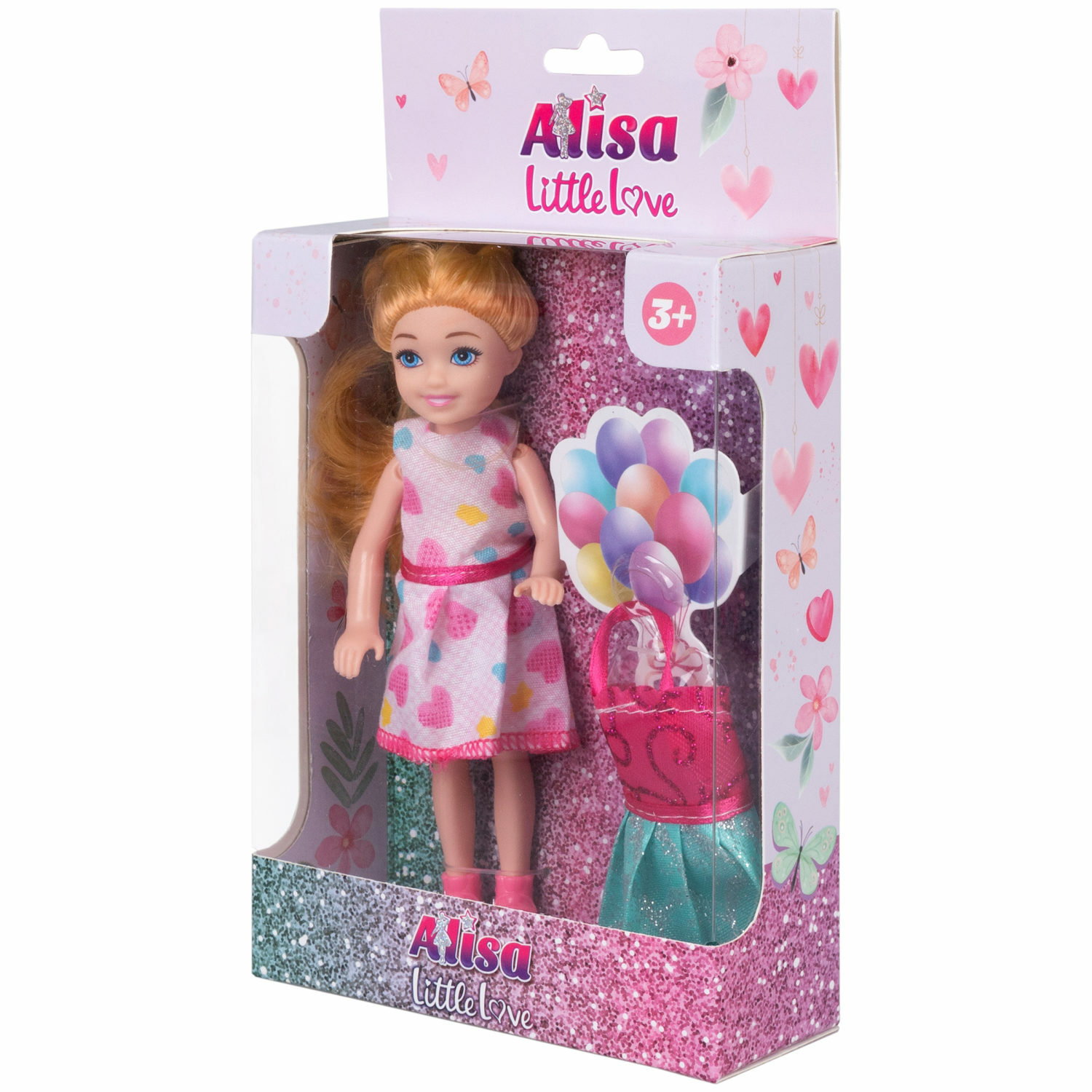 Кукла детская 1TOY Alisa Little Love блондинка с длинными волосами с одеждой мини 14 см Т24375 - фото 5