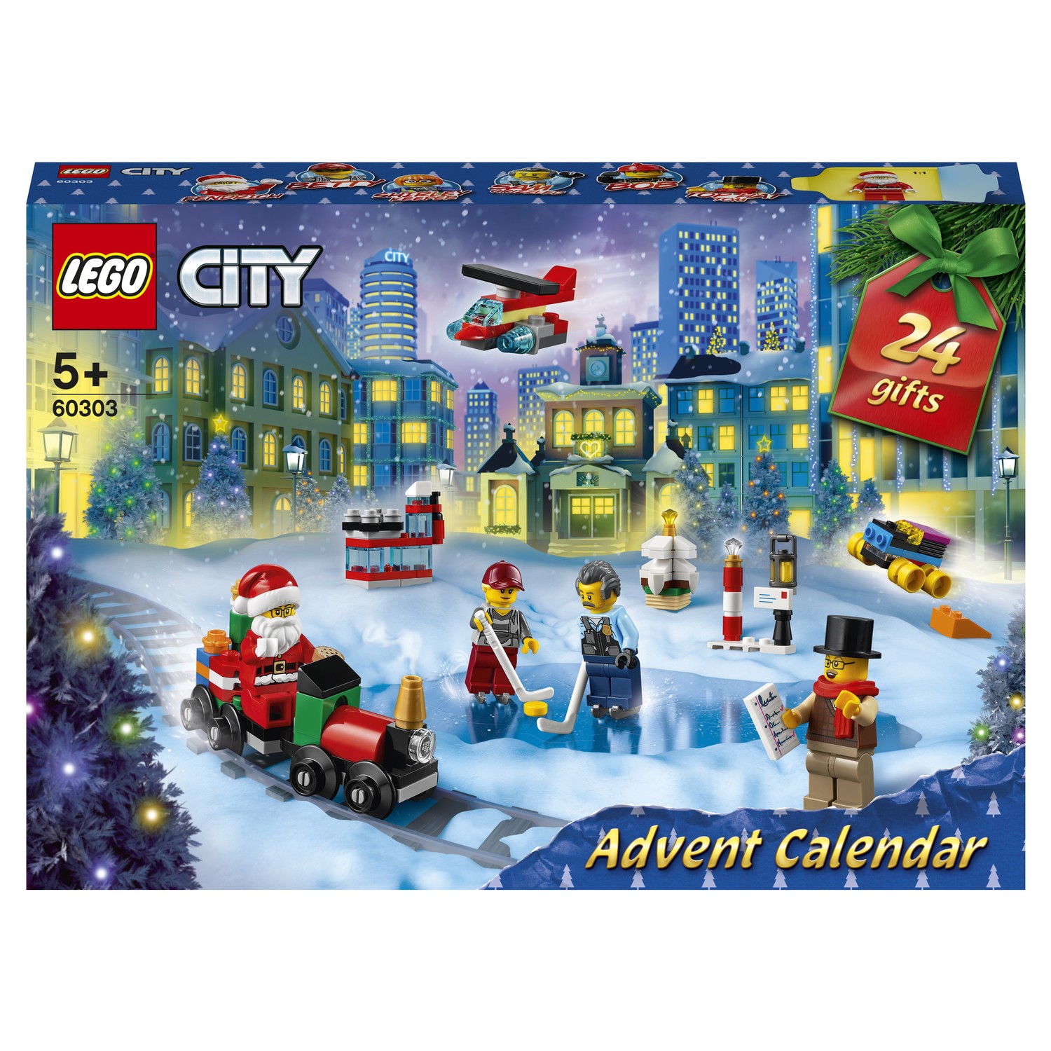 Конструктор LEGO City Occasions Новогодний календарь 60303 купить по цене  999 ₽ в интернет-магазине Детский мир