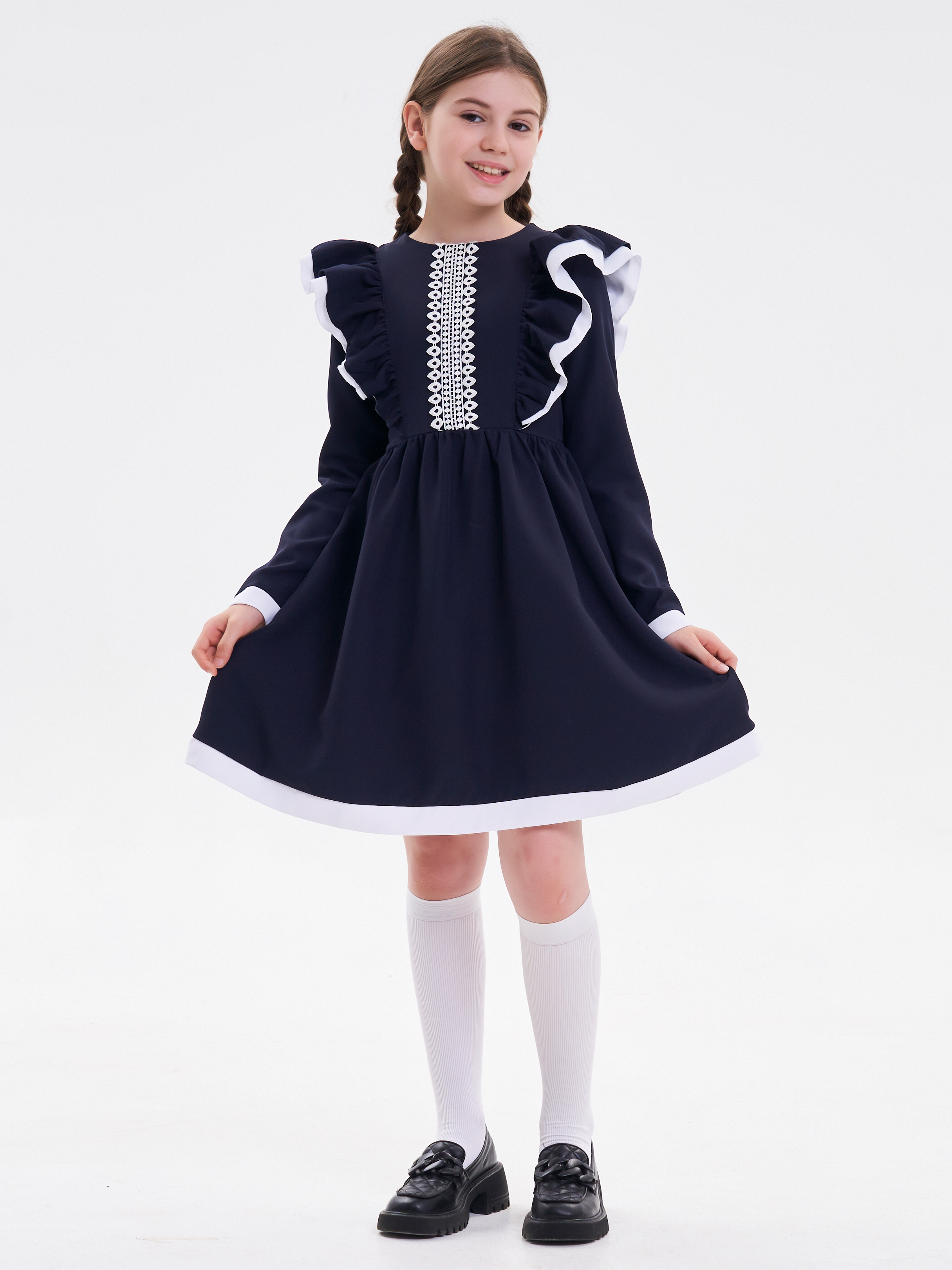 Платье FunWood fw_sch_dress_wings_longsleeve - фото 3