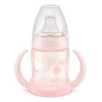 Бутылочка Nuk First Choice Baby Rose с ручками 150мл с 6месяцев 10743820