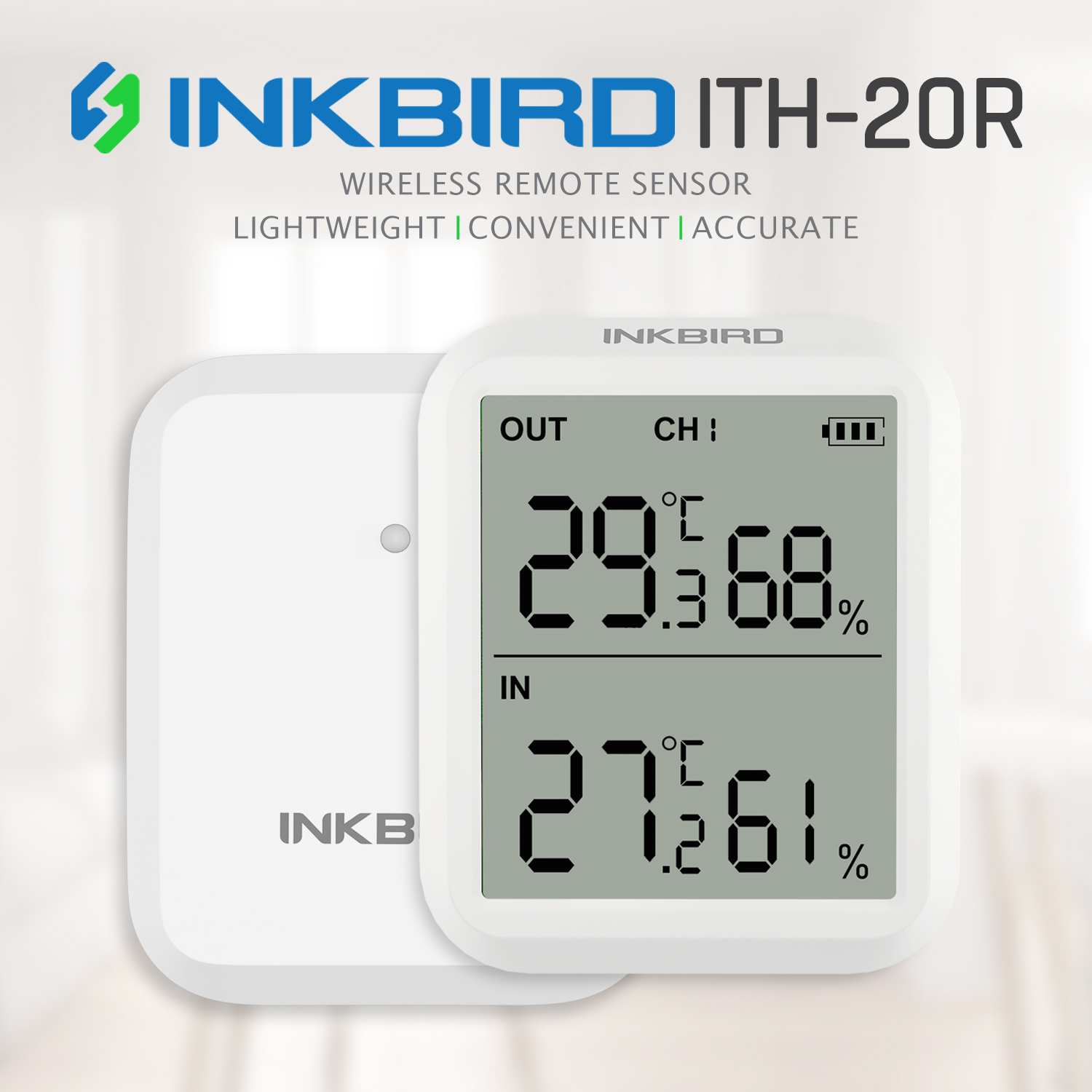 Термогигрометр INKBIRD Bluetooth ITH-20R - фото 2