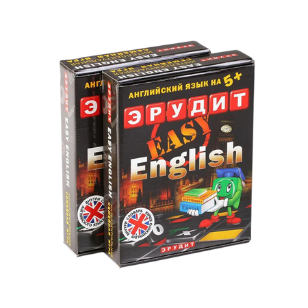 Настольная игра БИПЛАНТ Эрудит Easy english подарочный