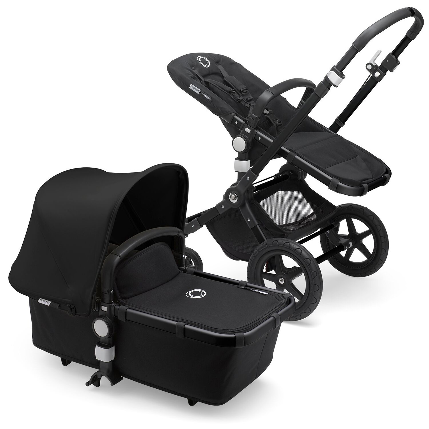 Коляска 2в1 Bugaboo Cameleon3 Plus Complete Black-Black-Black 230162ZW01 - фото 9