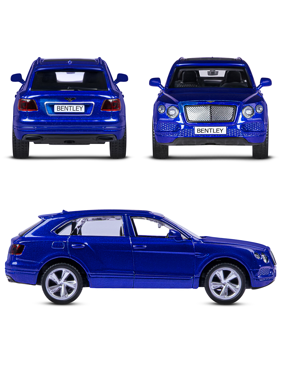 Автомобиль АВТОпанорама Bentley 1:43 инерционный JB1200142 - фото 4