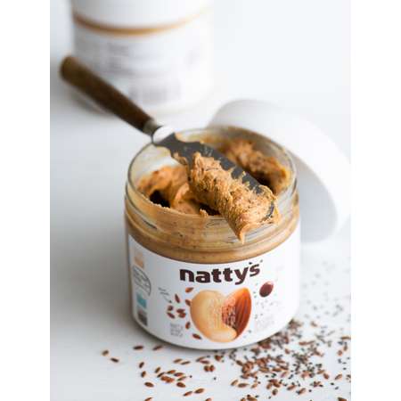 Паста кешью - миндальная Nattys Superfood с семенами чиа 325 г