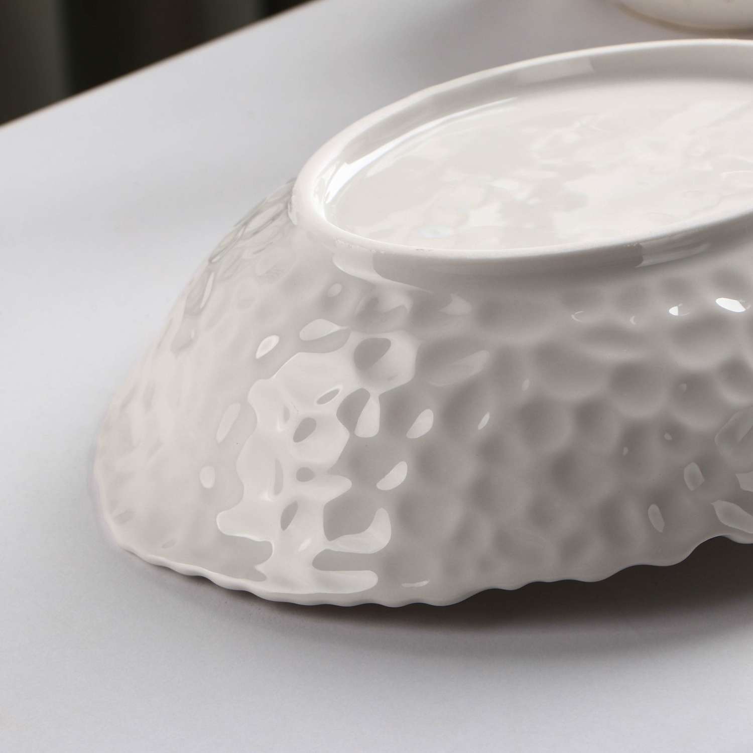 Блюдо сервировочное Sima-Land керамическое овальное «Воздушность» 400 мл цвет белый - фото 3