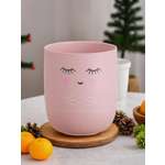 Кружка детская iLikeGift Cute face pink