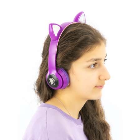 Наушники Bluetooth CASTLELADY беспроводные детские светящиеся X40М