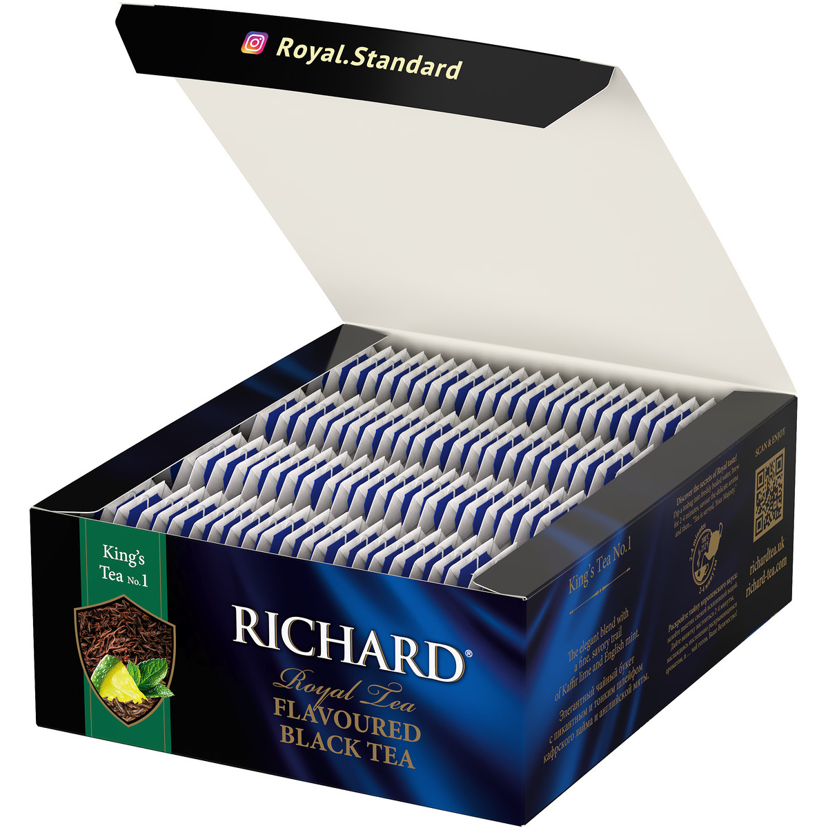 Чай черный Richard Kings Tea 100 пакетиков - фото 4