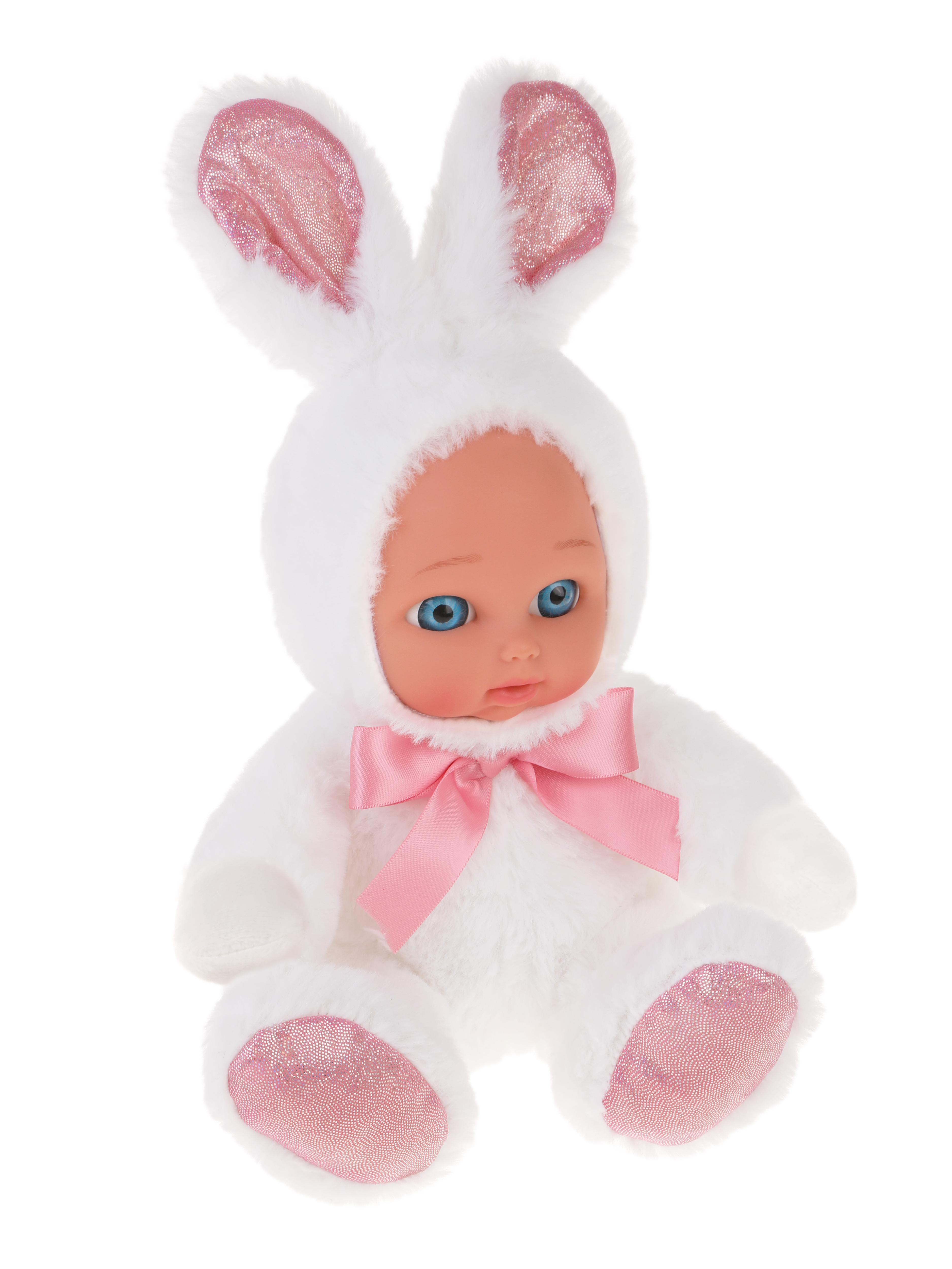 Мягкая игрушка 2 в 1 Fluffy Family Зайчонок-кукла - фото 5
