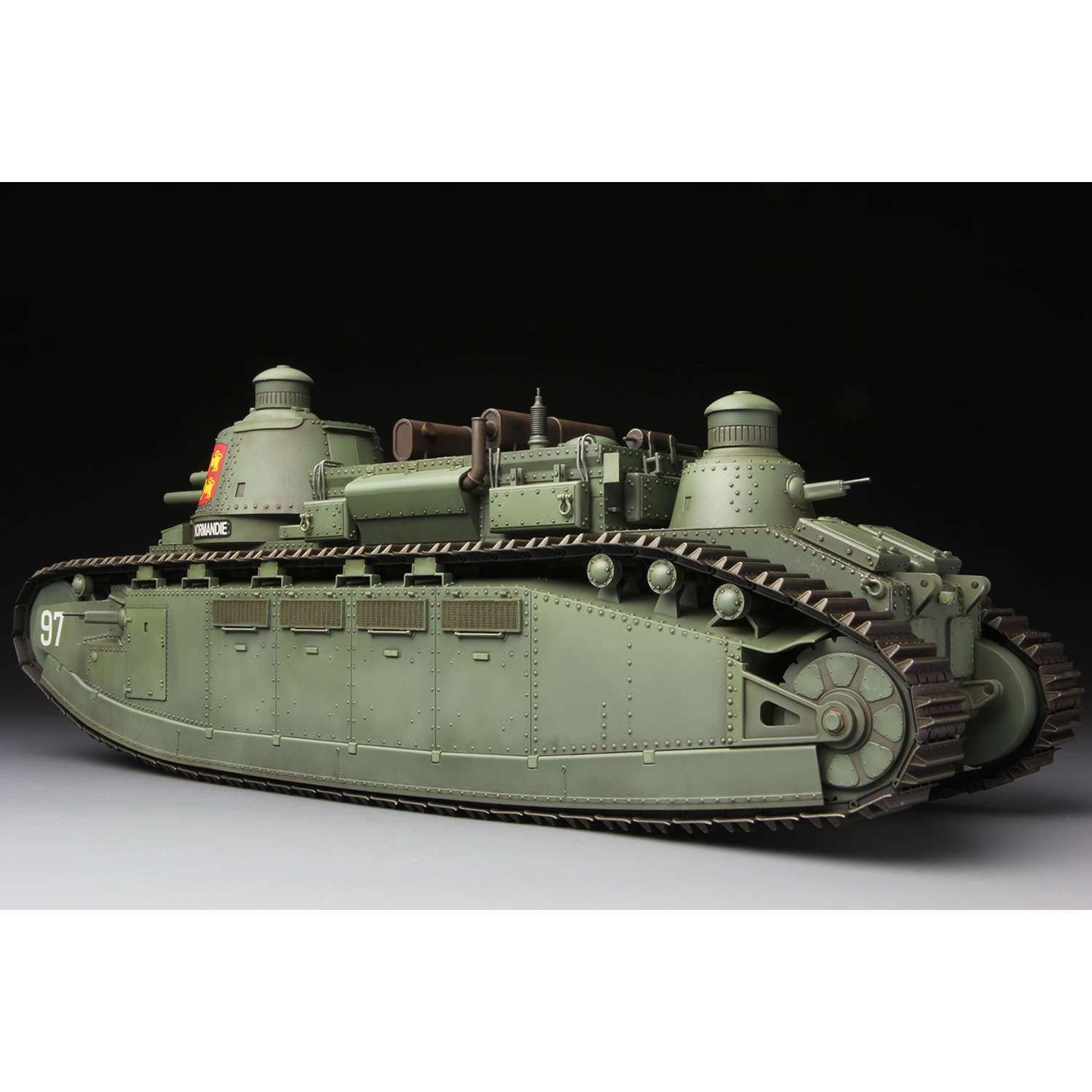 Сборная модель MENG TS-009 танк Char 2C 1/35 20311056852 - фото 3
