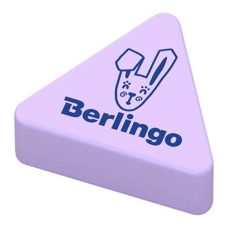 Набор ластиков Berlingo Zoo 12 шт треугольных 28х24х10 мм PVC бокс