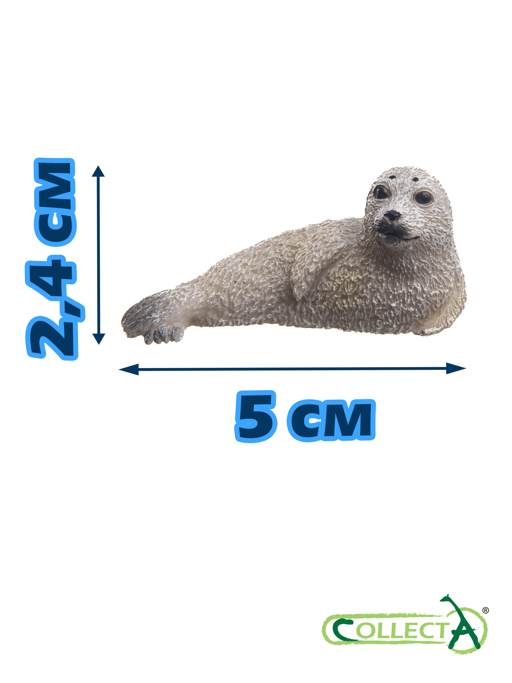 Игрушка Collecta Детёныш пятнистого тюленя фигурка животного - фото 2