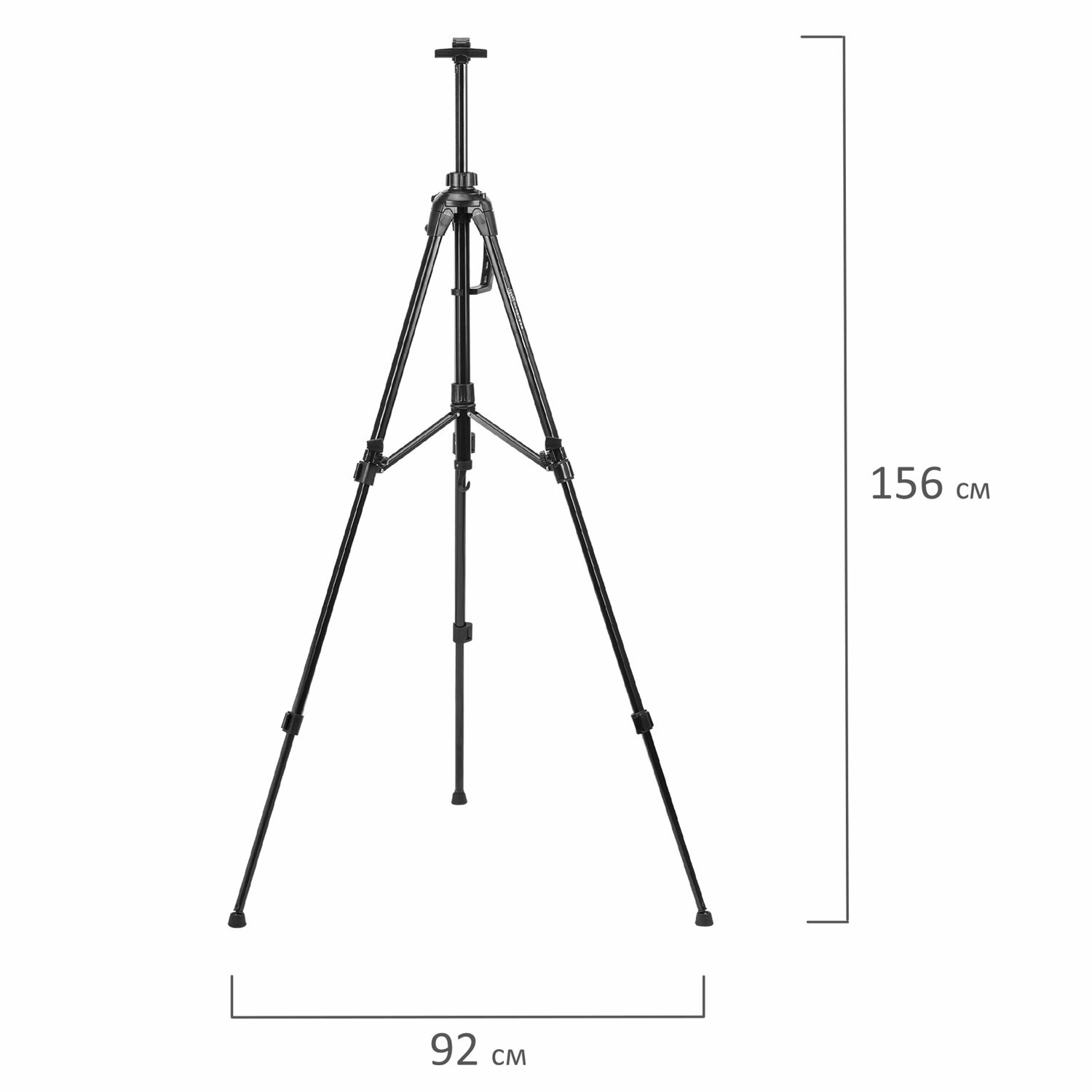 Мольберт-тренога металлический переносной, телескопический, 93х160х83 см, чехол, BRAUBERG ART, 192264