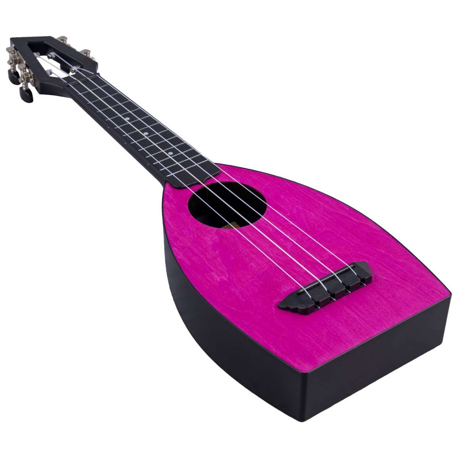 Гитара гавайская Bumblebee укулеле сопрано Hive Soprano PU цвет розовый - фото 8