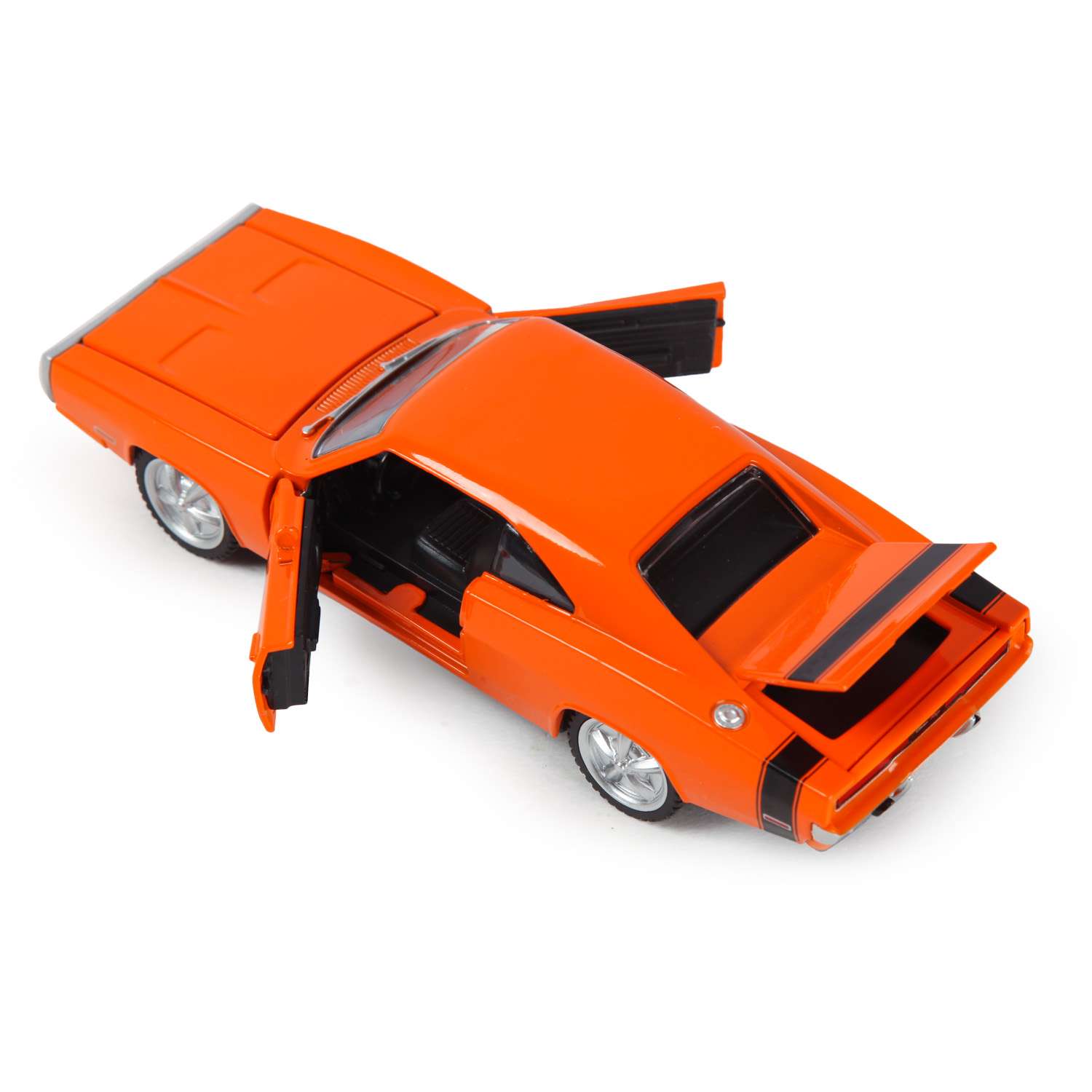 Автомобиль Rastar Dodge 1:36 оранжевый 64410 - фото 6
