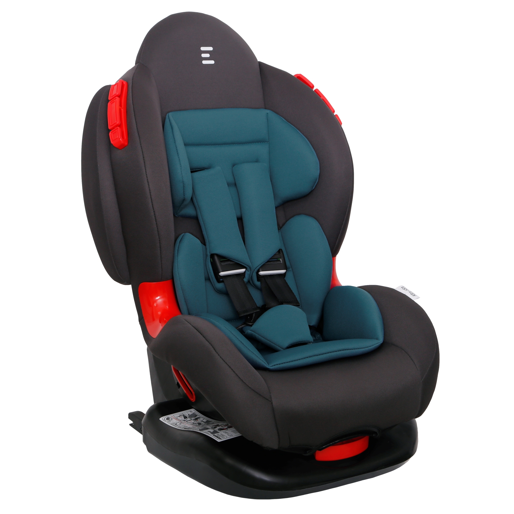 Детское автокресло Еду-Еду УУД Еду-Еду KS 525 Isofix гр. I/II т. серый т. бирюзовый - фото 3