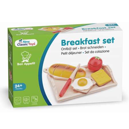 Игровой набор New Classic Toys завтрак на подносе 10582