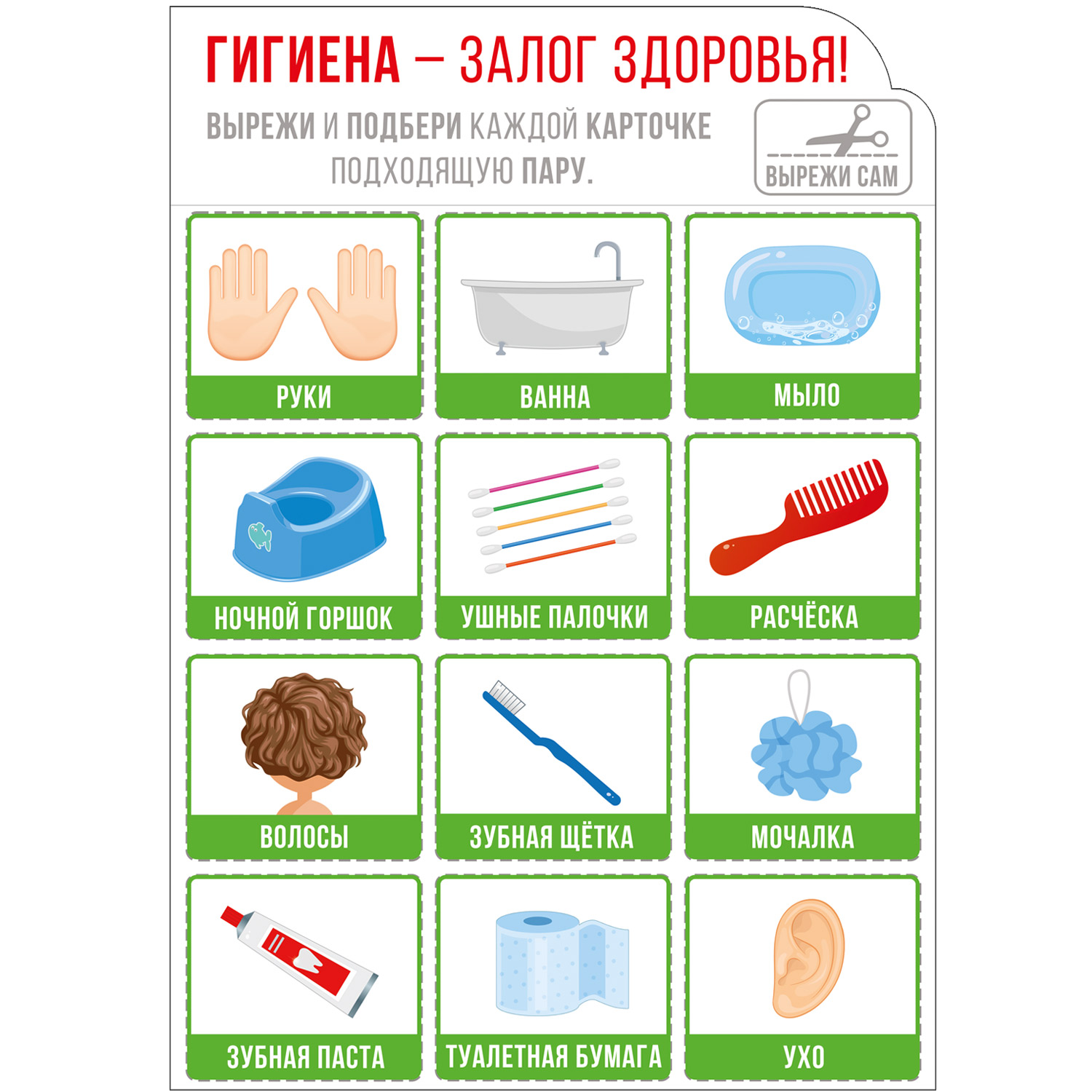 Правила личной гигиены для детей
