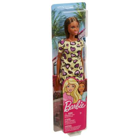 Кукла Barbie Игра с модой в желтом платье GHW47