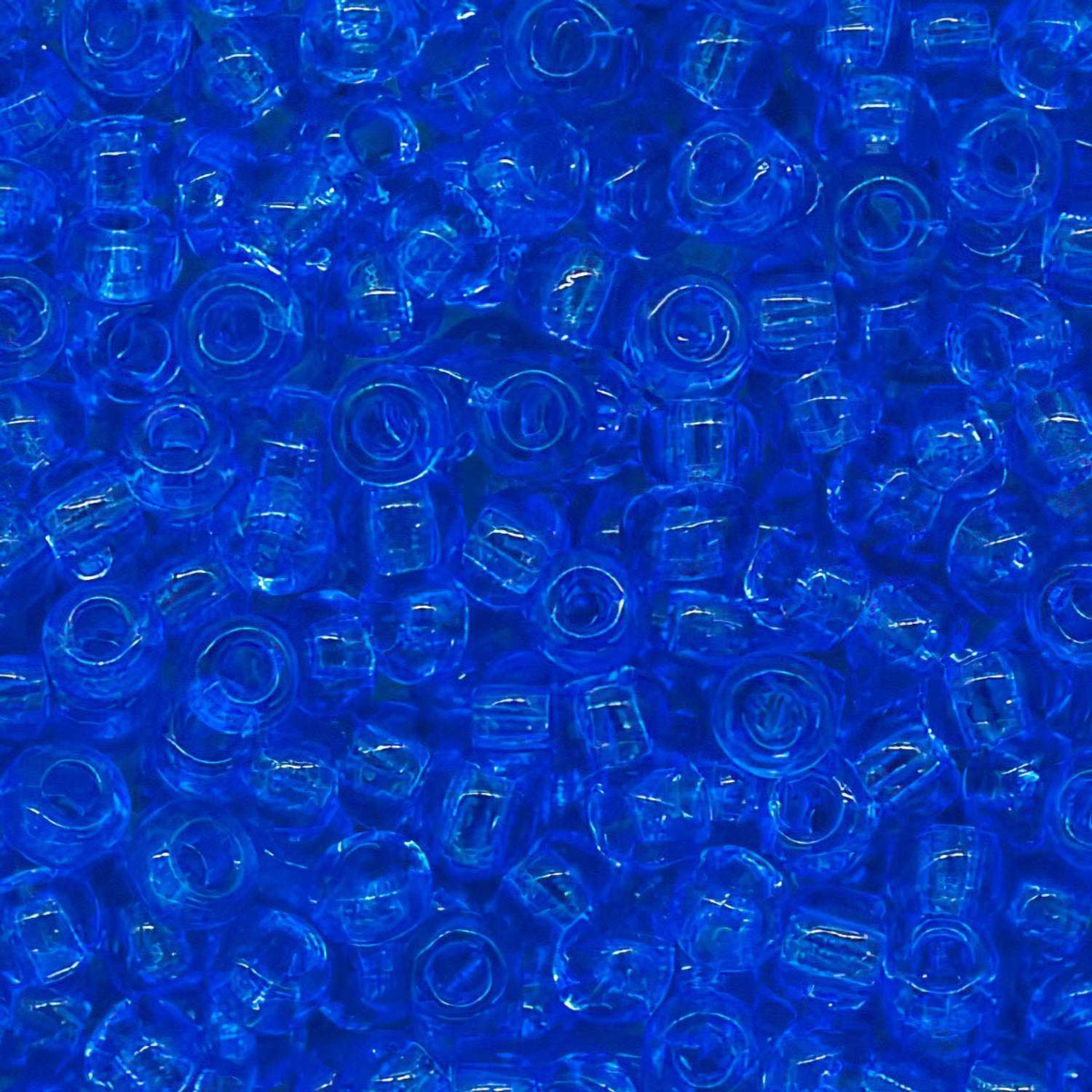 Бисер Preciosa чешский прозрачный 10/0 20 гр Прециоза 30030 синий - фото 3