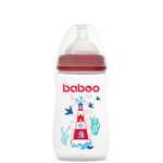 Бутылочка BABOO Marine +соска 250мл Красный 3-116