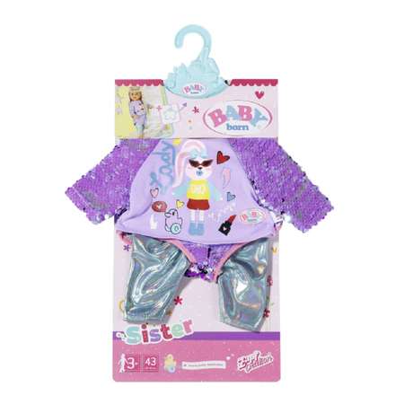 Игрушка Zapf Creation Модный наряд кофточка с шортиками на куклу 43 см