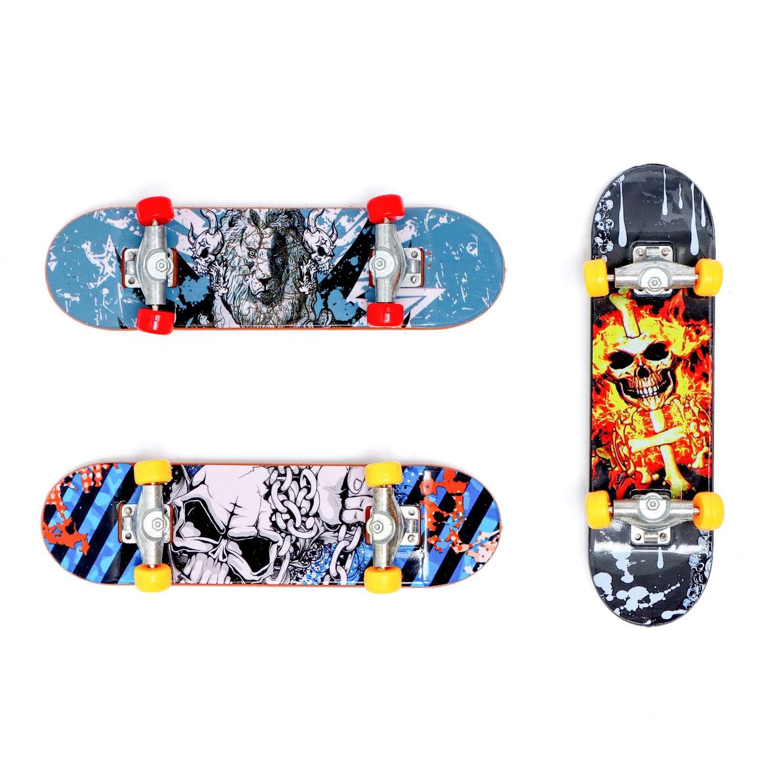 Набор пальчиковых игрушек Fibo скейтборд цвета микс - фото 5