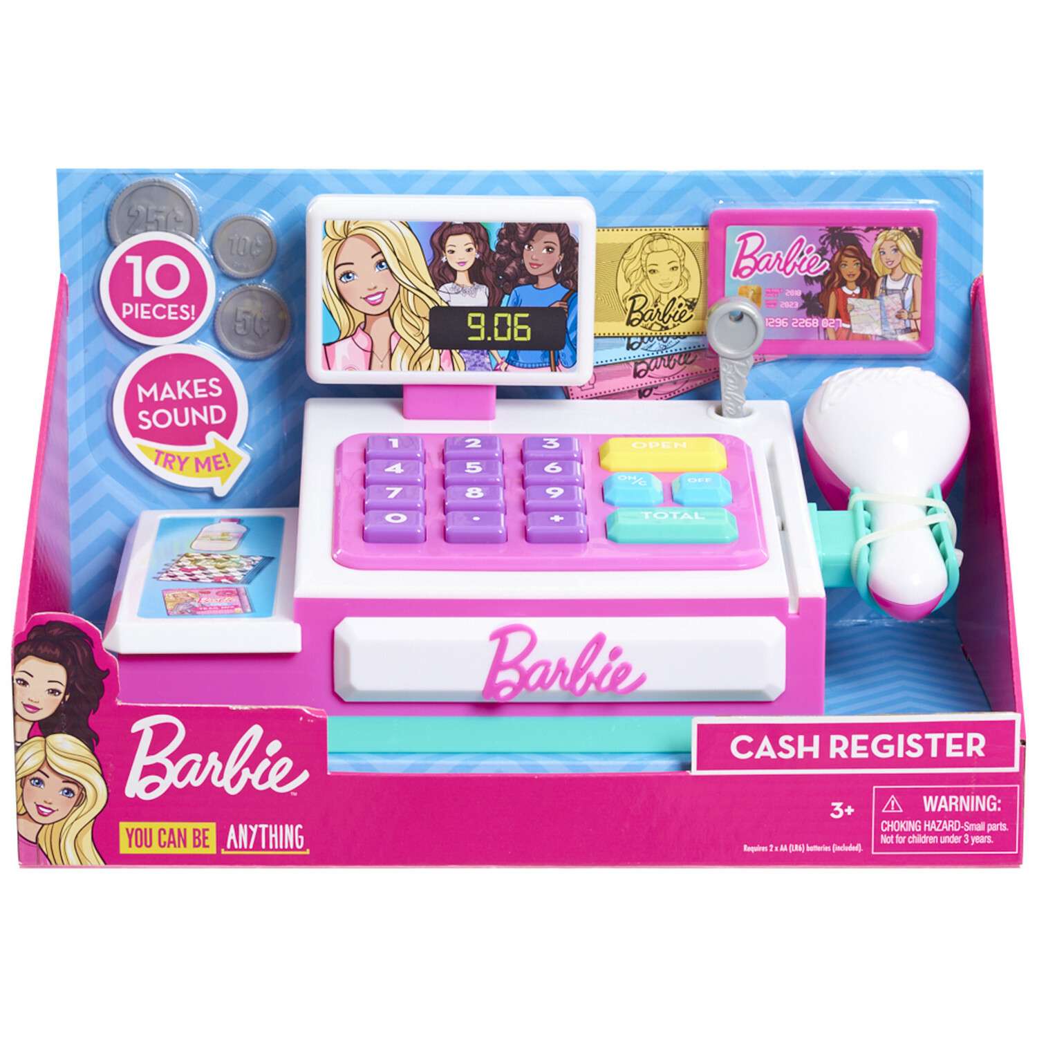 Игрушка Barbie Кассовый аппарат с белым сканером малый 62980 - фото 8