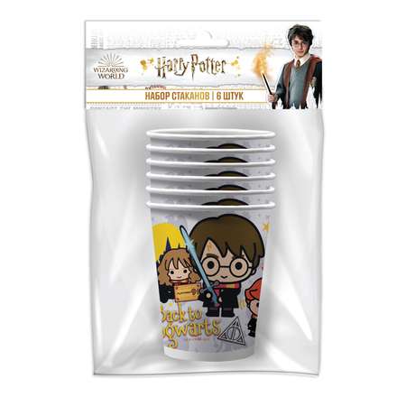 Стаканы ND PLAY Harry Potter Чиби 205мл 6шт 295517