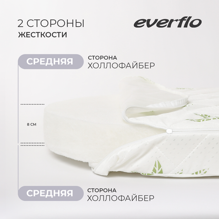 Анатомический овальный матрас EVERFLO Ellipse