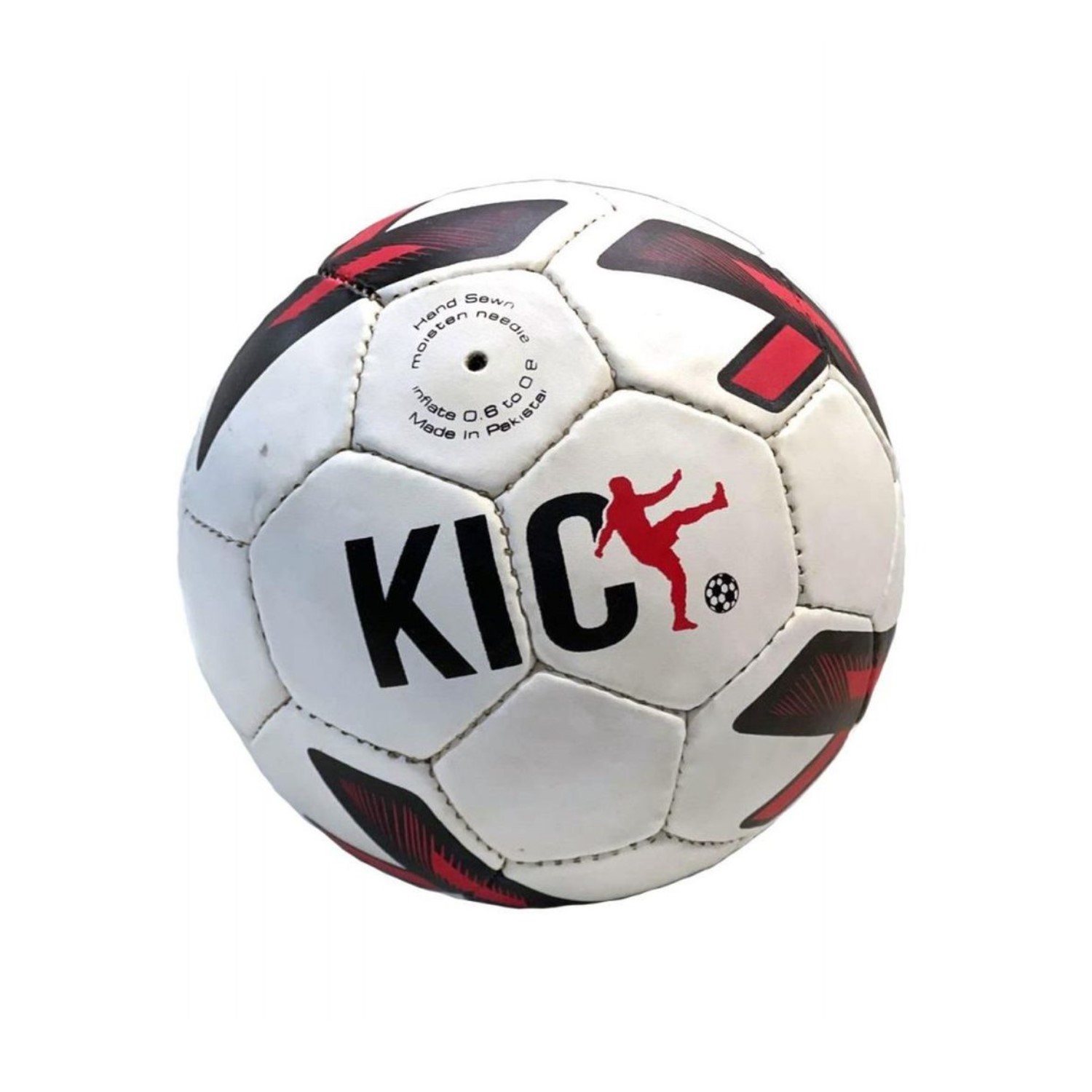 Футбольный мяч Uniglodis размер 5 красный - фото 1