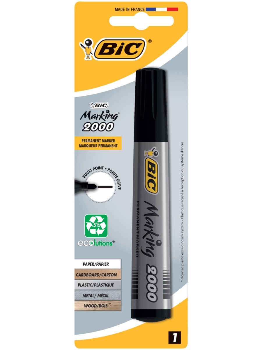 Маркер BIC Permanent Eco - фото 1