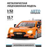 Машинка металлическая АВТОпанорама игрушка детская Audi RS 5 DTM 1:32 оранжевый