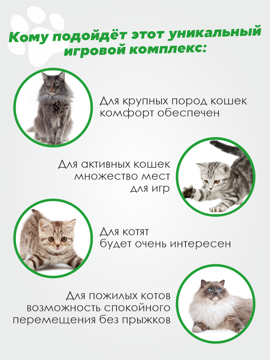 Игровой комплекс для кошек дом Pet БМФ Черный купить по цене 8958 ₽ с  доставкой в Москве и России, отзывы, фото