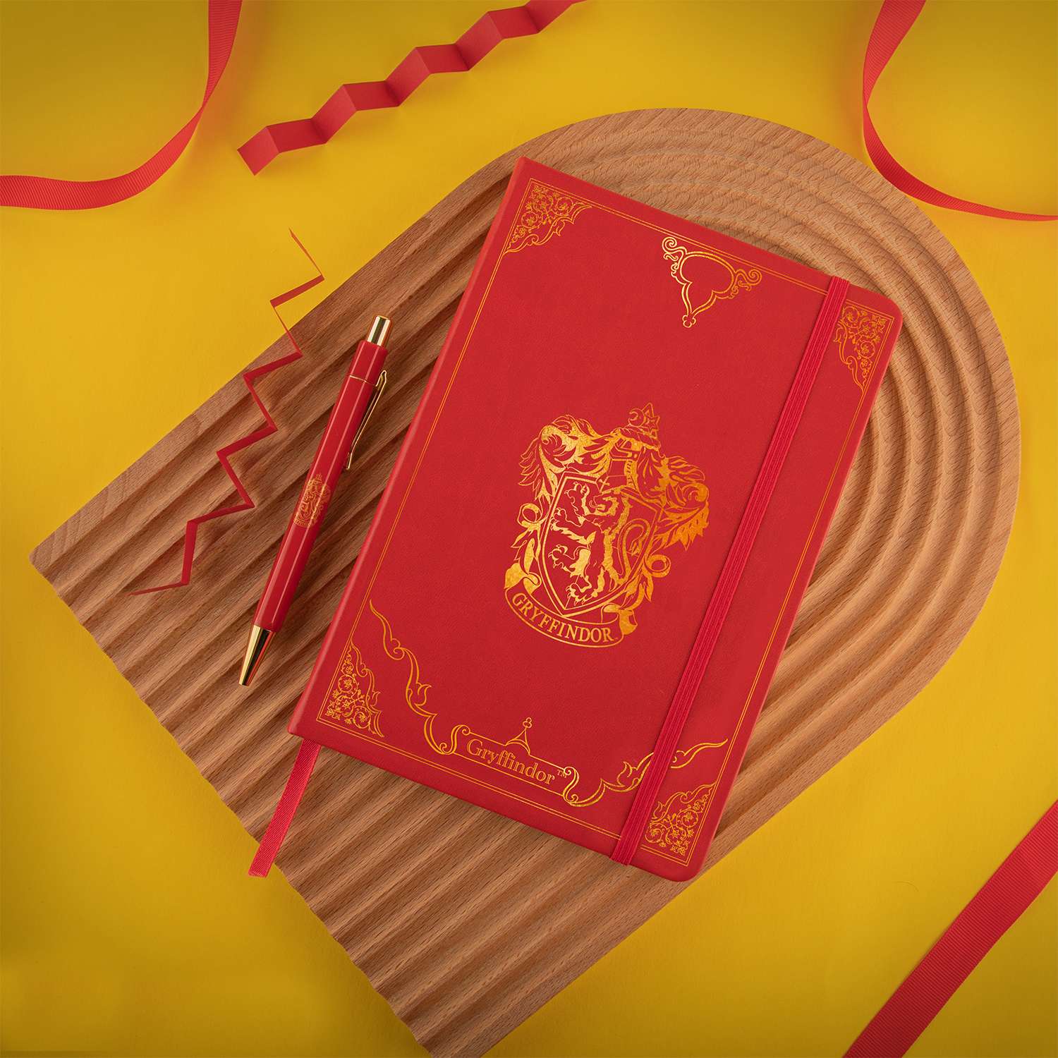 Блокнот Harry Potter Гриффиндор 160 листов и ручка - фото 2