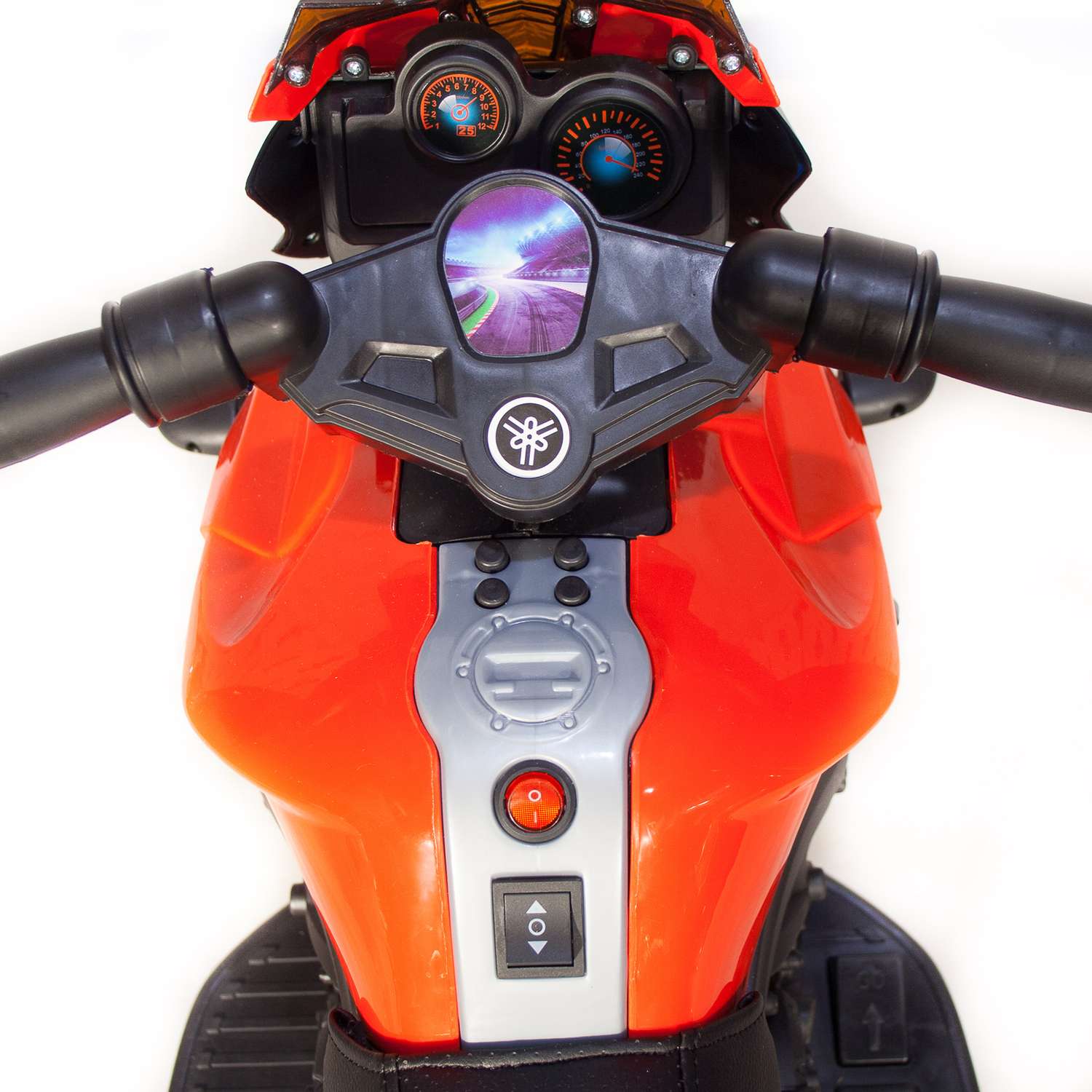 Электромобиль TOYLAND Мотоцикл Minimoto JC919 красный - фото 7