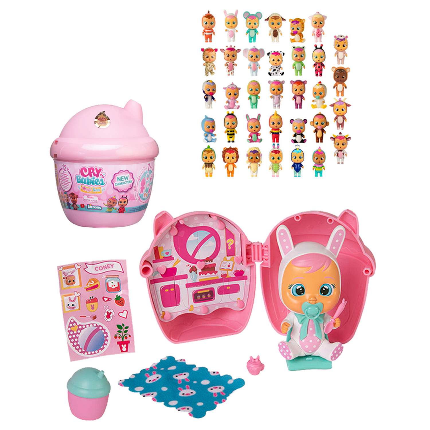 Кукла IMC Toys Cry Babies Magic Tears 97629/98442-VN/розовый - фото 2