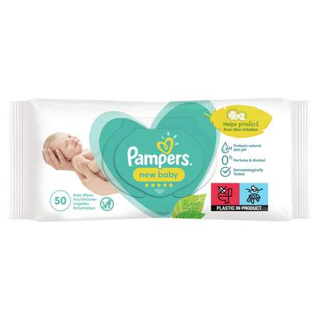 Cалфетки влажные Pampers New Baby 50шт 81755864