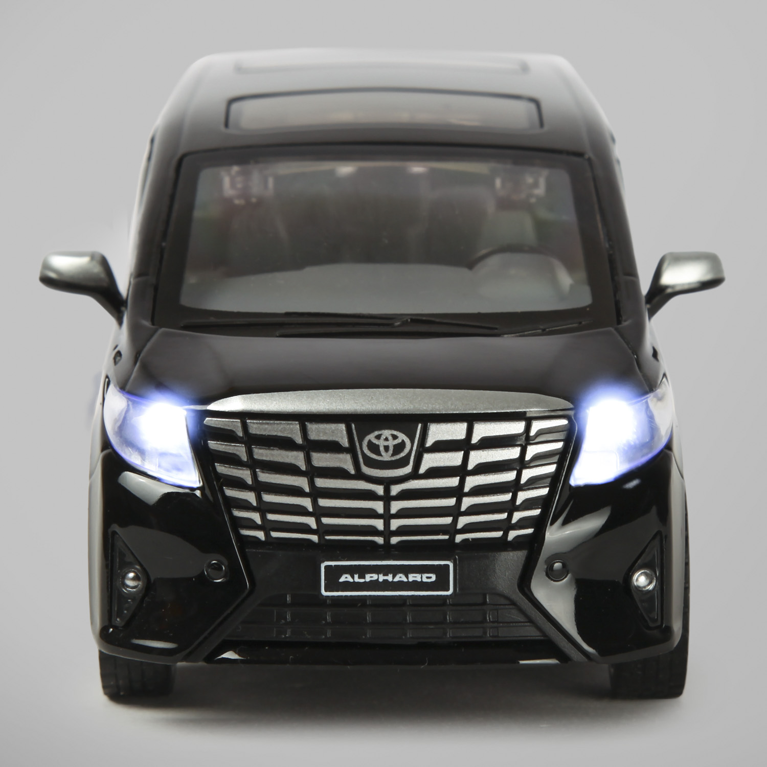 Машинка Mobicaro 1:29 Toyota Alphard Черная 68481 68481 - фото 7