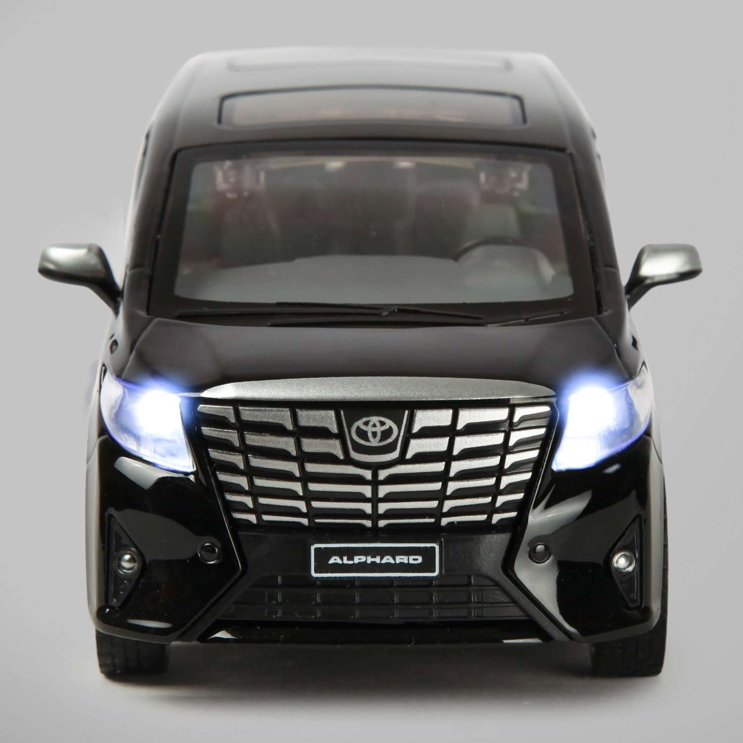 Машинка Mobicaro 1:29 Toyota Alphard Черная 68481 68481 - фото 7