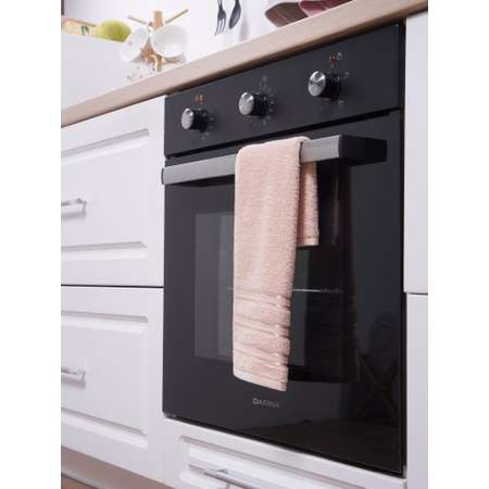 Набор кухонных полотенец 3 шт. ATLASPLUS 30х50 см микрокоттон махра светло-розовый розовый серый