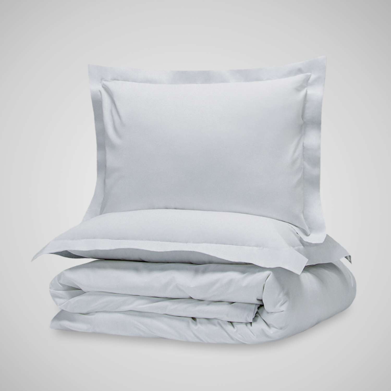 Комплект постельного белья SONNO FLORA 2-спальный цвет Норвежский серый - фото 2
