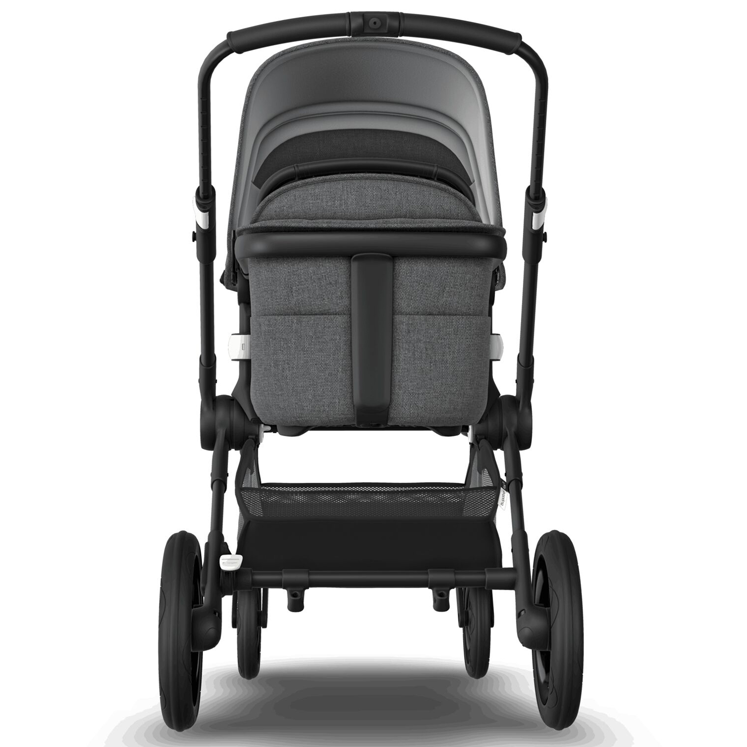 Коляска 2в1 Bugaboo Fox2 Complete Black Grey Melange-Grey Melange - фото 3