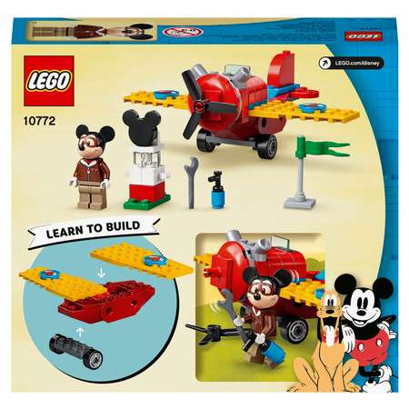 Конструктор LEGO Mickey and Friends Винтовой самолёт Микки 10772